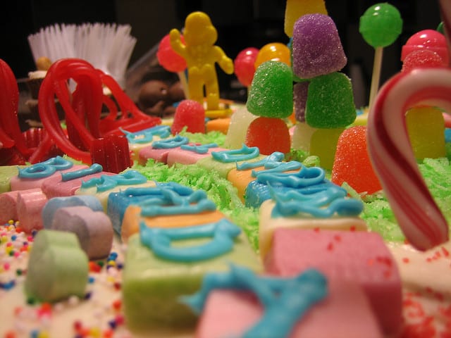 Candyland Party Birthday Cake
