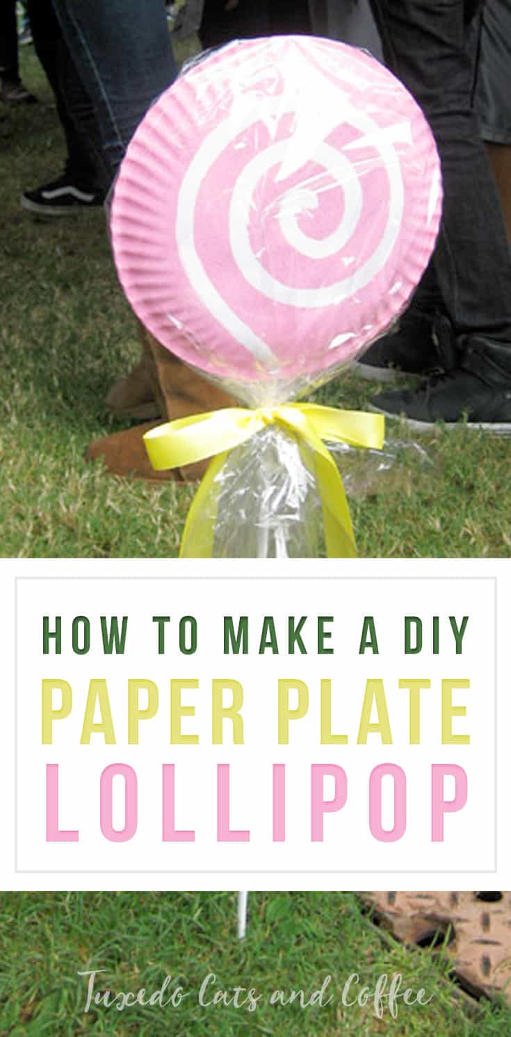 DIY Paper Plate Lollipop