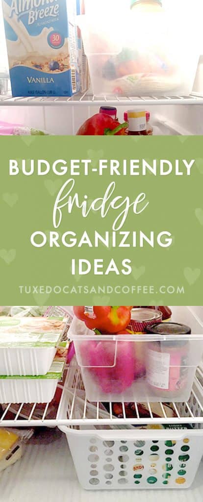 I recently wrote another post about how to organize your home on a budget, and in this post I'm specifically talking about how to organize your fridge on a budget for under $10.
