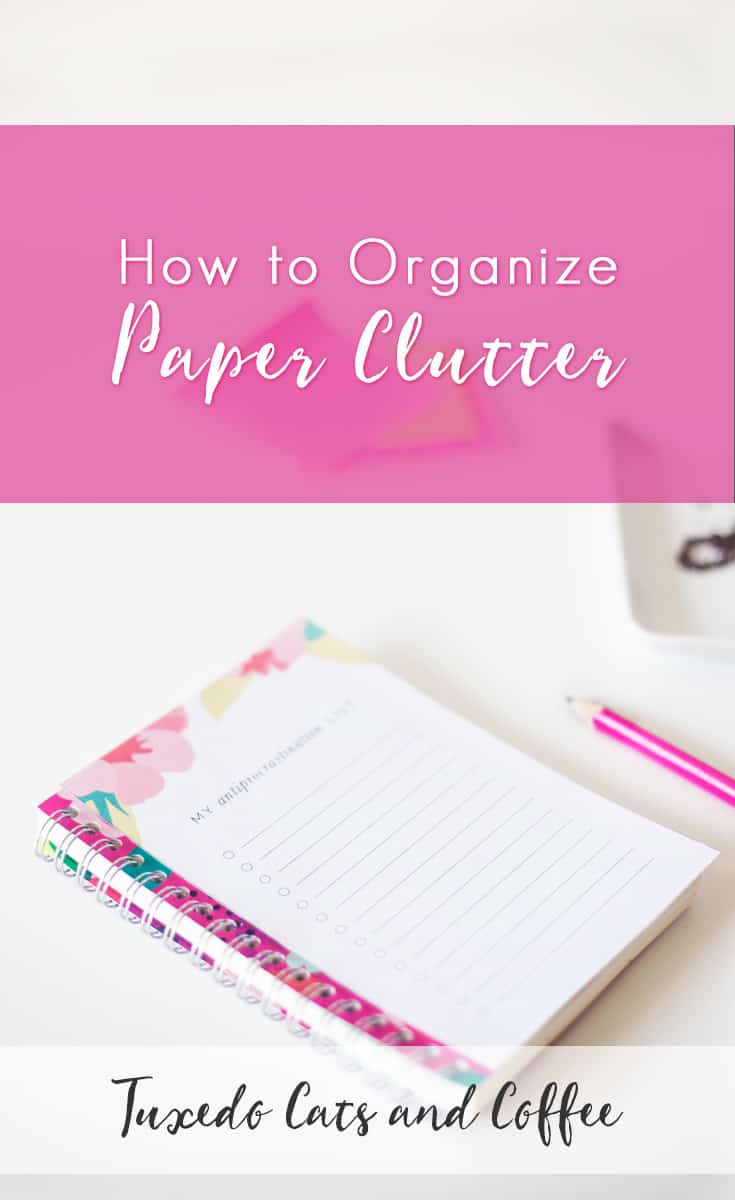 Paper clutter is one of those things that tends to pile up over a number of years and eventually starts to take over your drawers or desk. But it's definitely possible to organize paper clutter (and more importantly, declutter it!), so here are some ways you can tame the paper clutter monster.