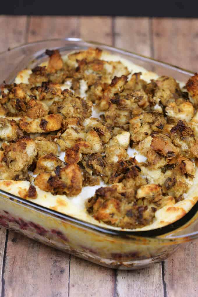 Leftover Thanksgiving casserole