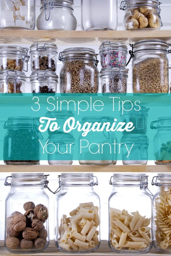 Simple tips to organize your pantry