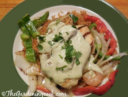 Olive Garden chicken and shrimp carbonara