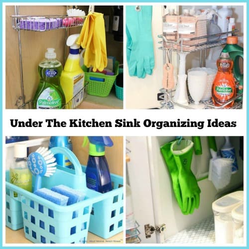 Under the kitchen sink organizing ideas