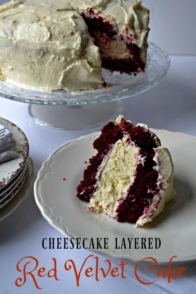 Cheesecake Factory inspired red velvet cake