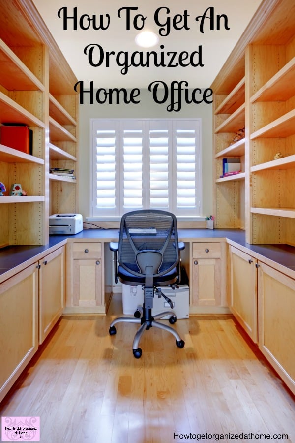 How to get an organized home office