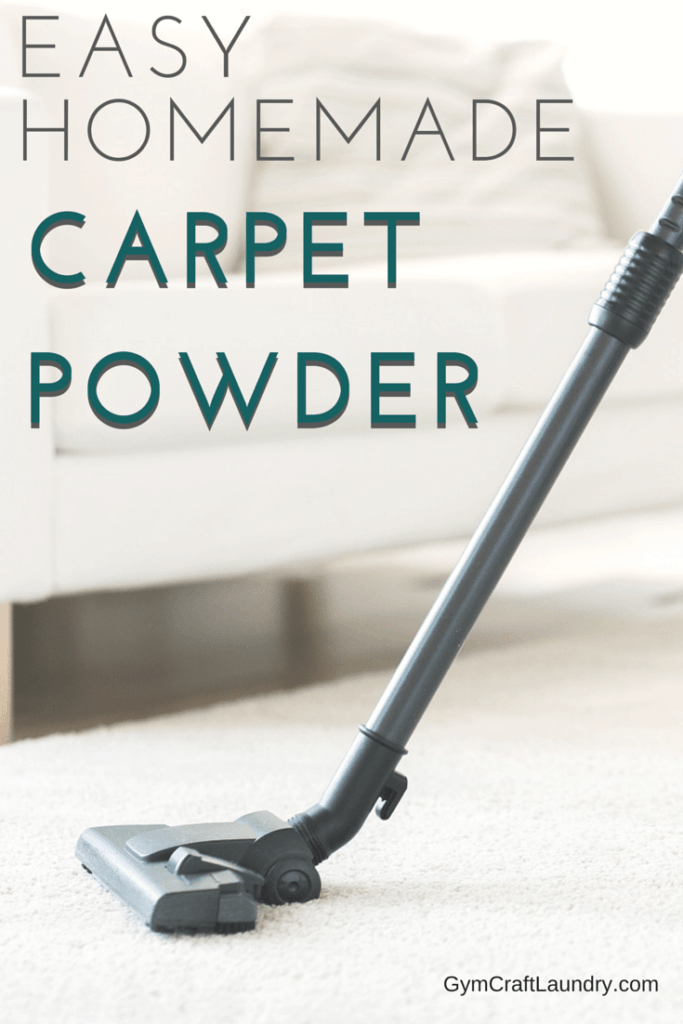 Easy homemade carpet powder