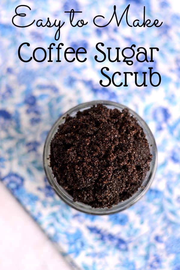 Easy to Make Coffee Sugar Scrub