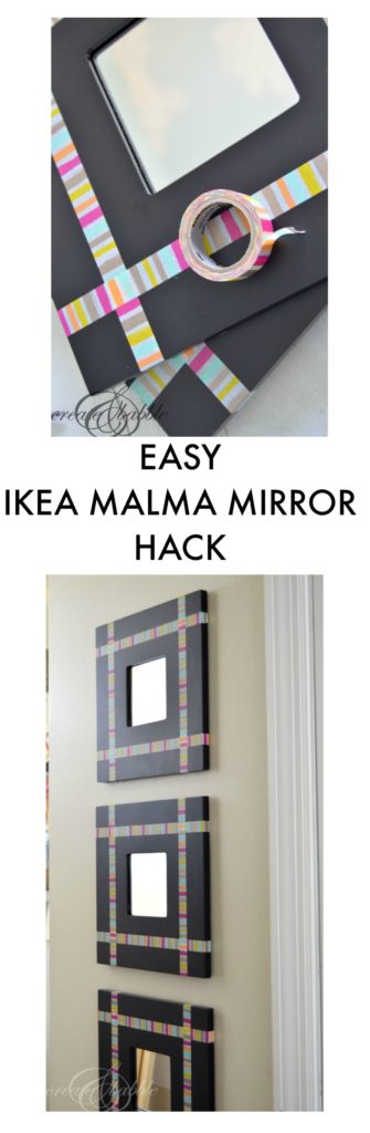 Easy Ikea malma mirror hack