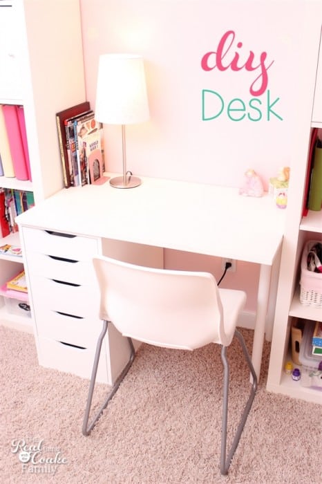 DIY desk for Ikea expedit