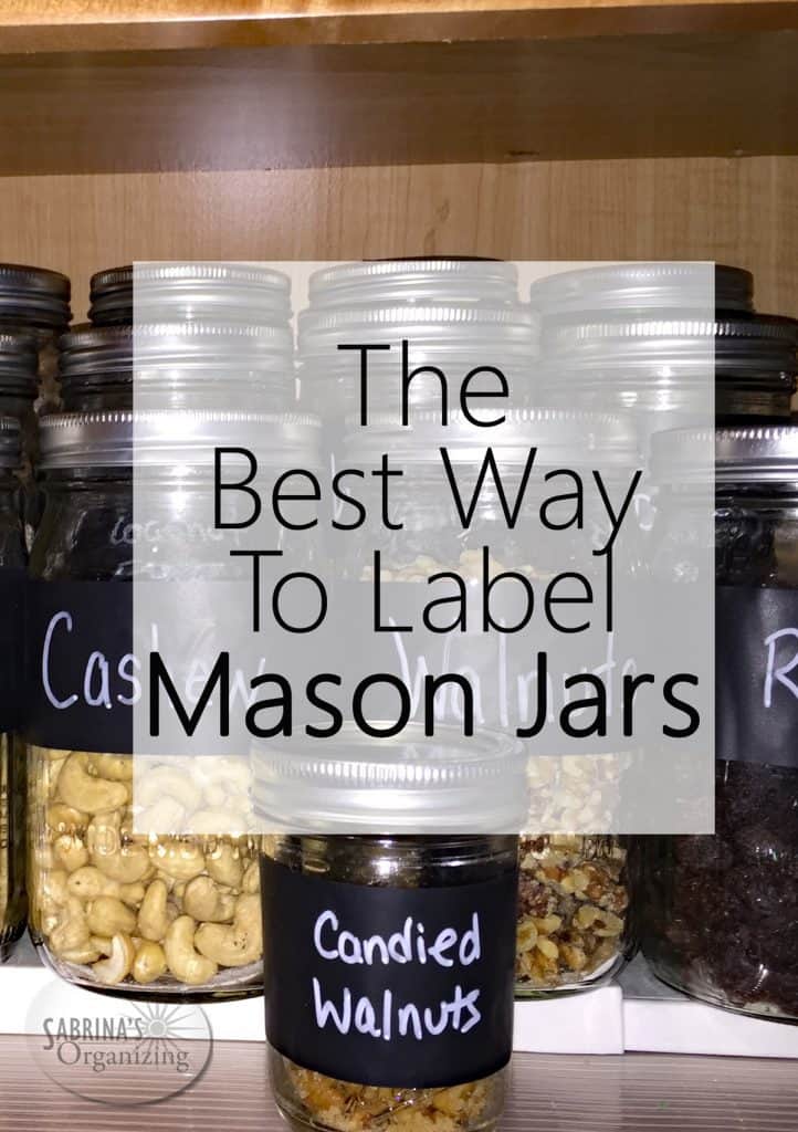 The best way to label mason jars
