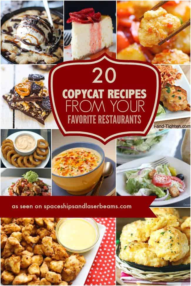 Copycat recipes from your favorite restaurants