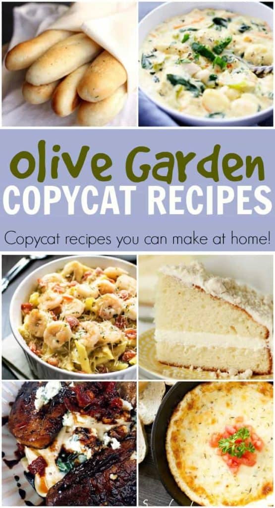 Olive Garden copycat recipes to make at home