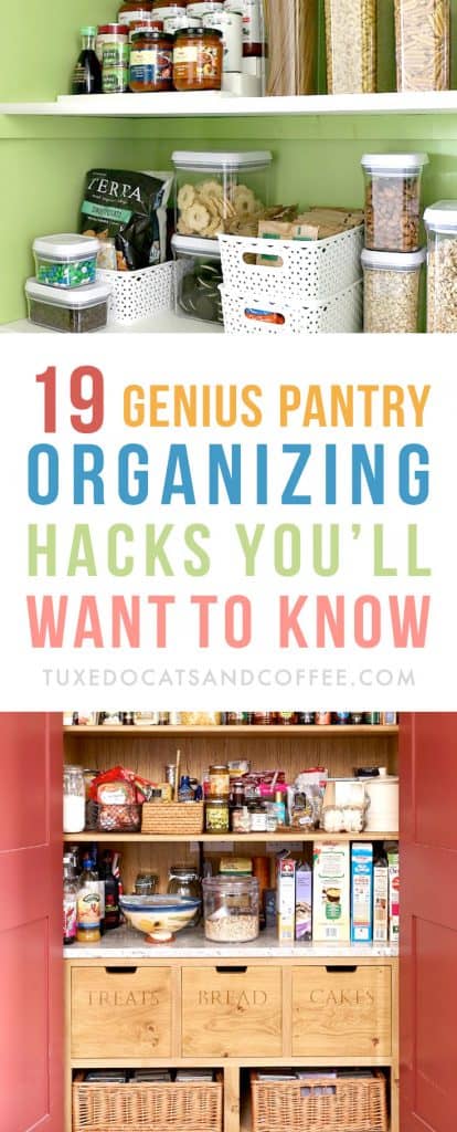 Got a messy pantry or food scattered all over the counters and random places in your kitchen? Get all your food together neatly with these 19 brilliant pantry organizing ideas and hacks.