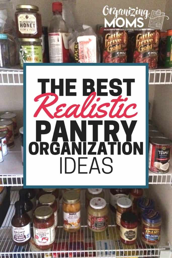 Realistic pantry organization ideas
