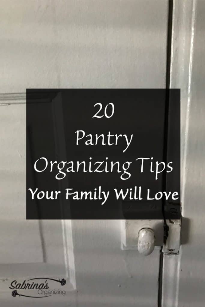 Pantry organizing tips your family will love