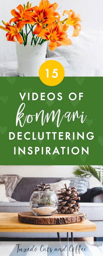 If you want to get your home organized and decluttered, the Konmari method developed by Marie Kondo is her book The Life-Changing Magic of Tidying Up is a great way to transform your life. Here are 15 videos of real-life decluttering and organizing for some Konmari decluttering inspiration in your journey.