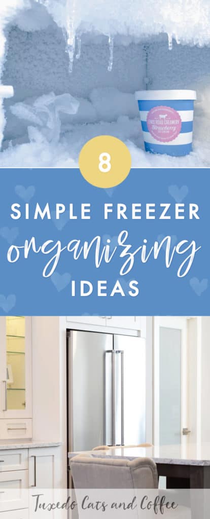 If you have a regular freezer, a chest freezer, or a deep freezer, you might have a big black hole of mysterious unorganized food and you're not really sure what's in there. Get your freezer organized and more usable with these 8 simple freezer organizing ideas.