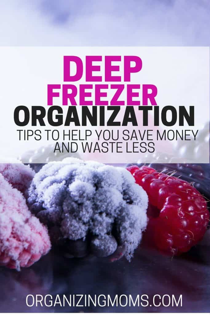 Deep freezer organization tips