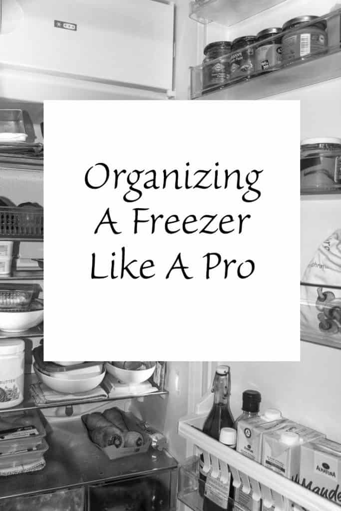 Organizing a freezer like a pro