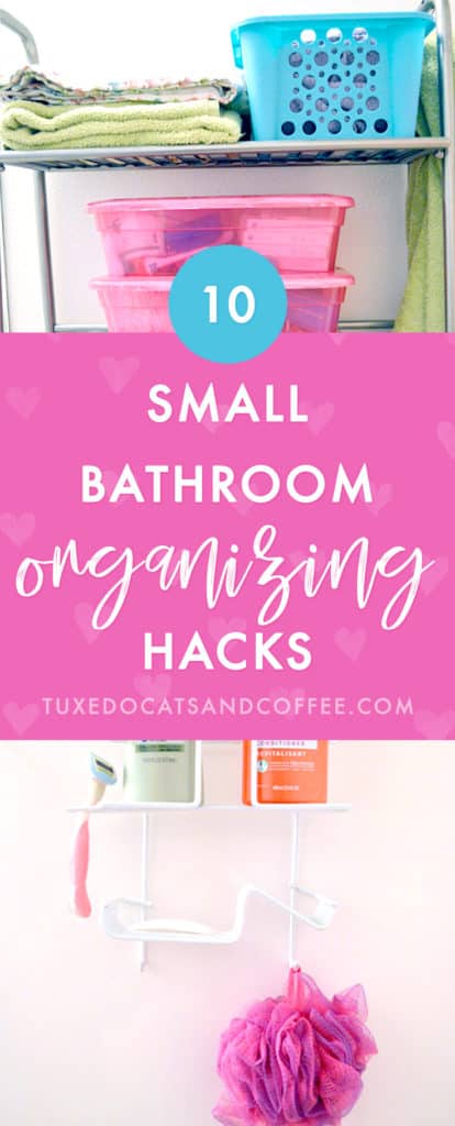 Got a small bathroom space but lots of stuff? Besides decluttering unnecessary items, here are 10 small bathroom organizing hacks to best utilize the available storage space you have.