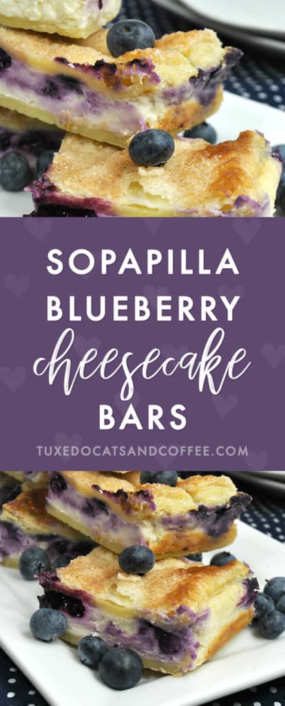 Sopapilla Blueberry Cheesecake Bars