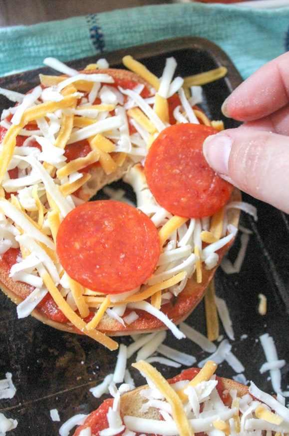 Add pepperoni or other toppings